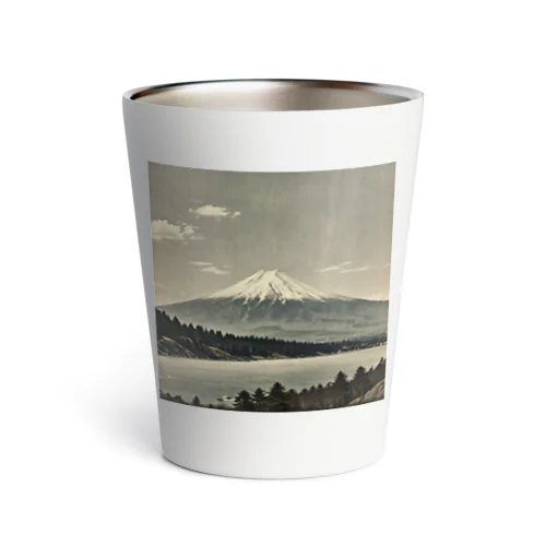 古風な富士山 Thermo Tumbler