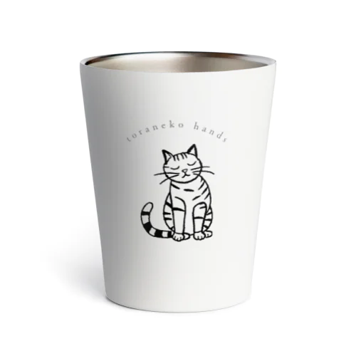 とらねこはんず_茶トラ Thermo Tumbler