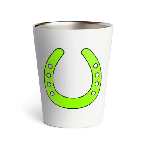 馬蹄（ホースシュー）Yellow Green Thermo Tumbler