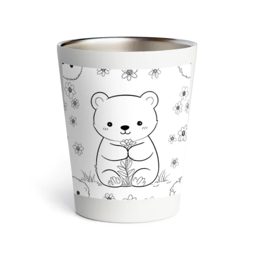 かわいいクマ Thermo Tumbler