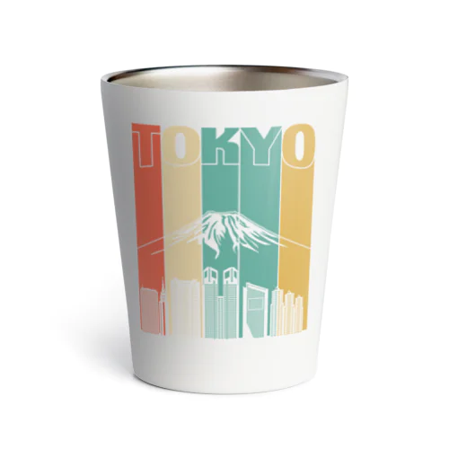 東京と富士山 Thermo Tumbler