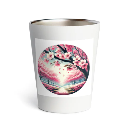 桜と季節感 Thermo Tumbler