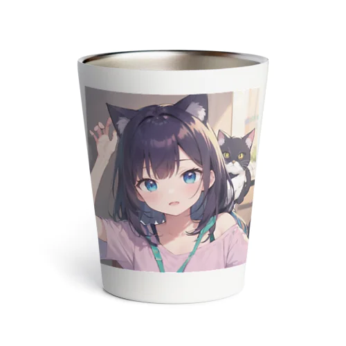 猫耳みぃちゃん Thermo Tumbler