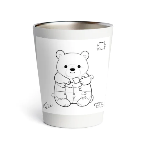 かわいいクマ Thermo Tumbler