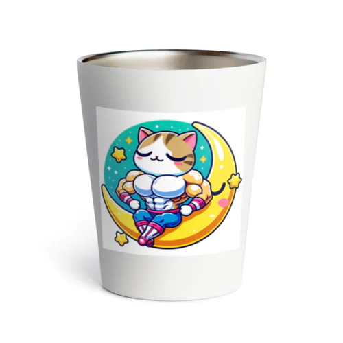 眠たい猫マッチョ Thermo Tumbler