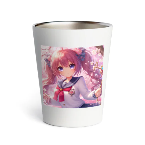 かわいい女の子のキャラクターグッズ Thermo Tumbler