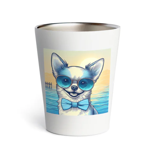 メガネ犬 Thermo Tumbler