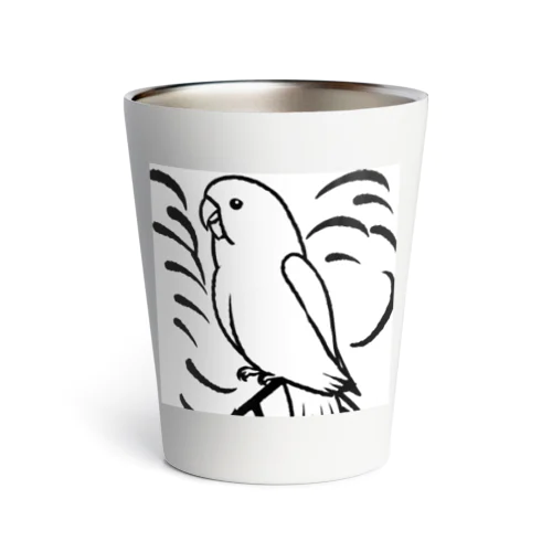 かわいいインコのグッズ Thermo Tumbler