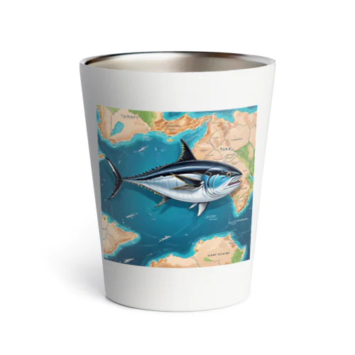 世界を旅するマグロ君 Thermo Tumbler