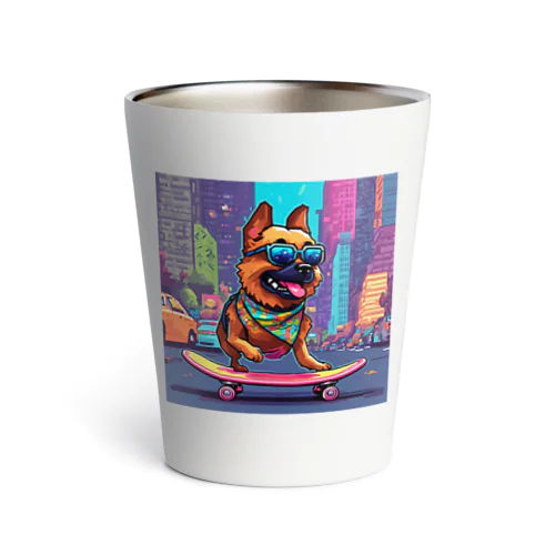 スケボー犬 Thermo Tumbler