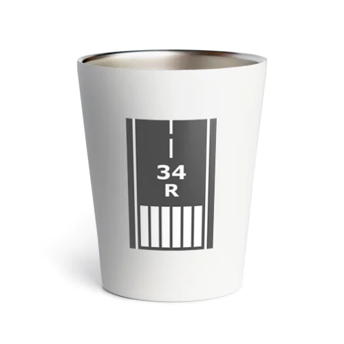 「RWY34R マーキング」 Thermo Tumbler