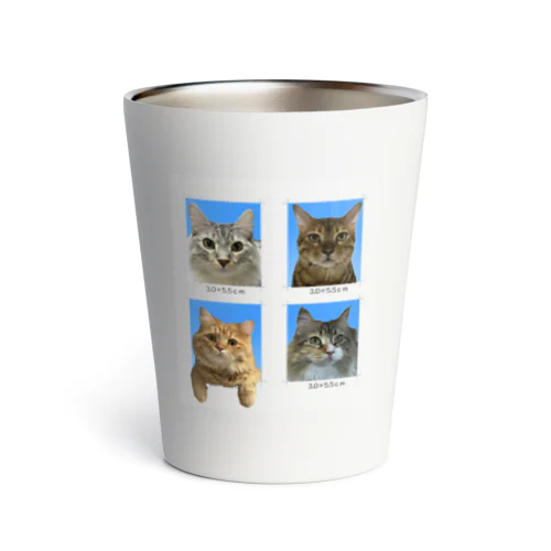 我が猫証明写真グッズ Thermo Tumbler