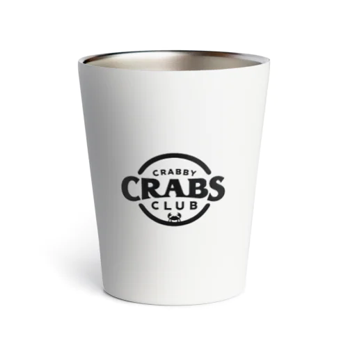 CRABBY CRABS CLUB シンプルロゴ サーモタンブラー