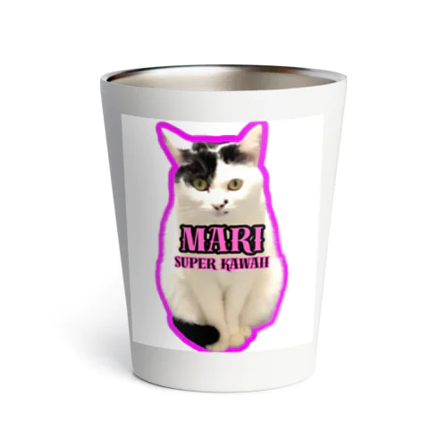 むー / とも愛猫チャンネルのマリちゃんの公式グッズ Thermo Tumbler