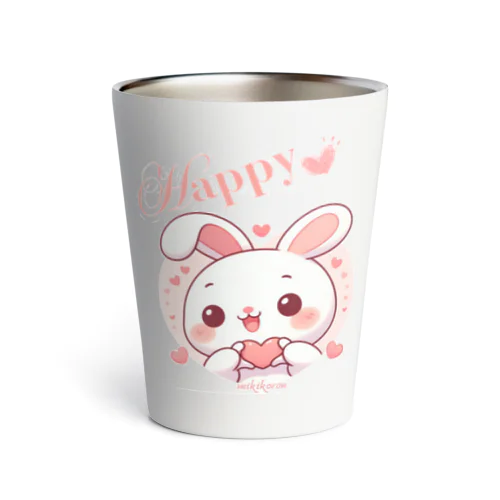 幸せを呼ぶうさぎ💖 Thermo Tumbler