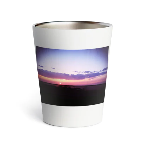 ピンクの蒼空 Thermo Tumbler