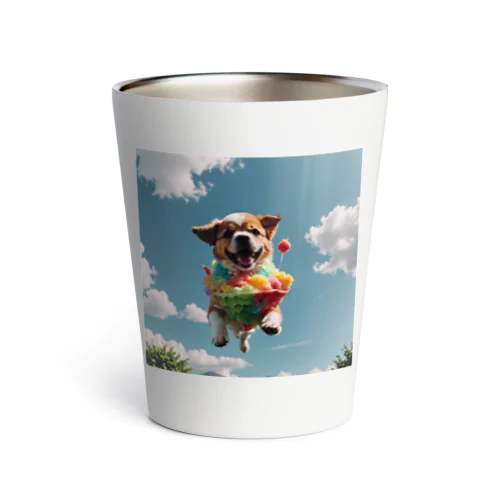 空飛ぶワンダフル犬 Thermo Tumbler