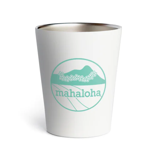 mahaloha 丸ロゴ Thermo Tumbler