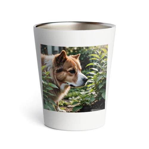 草と犬 Thermo Tumbler