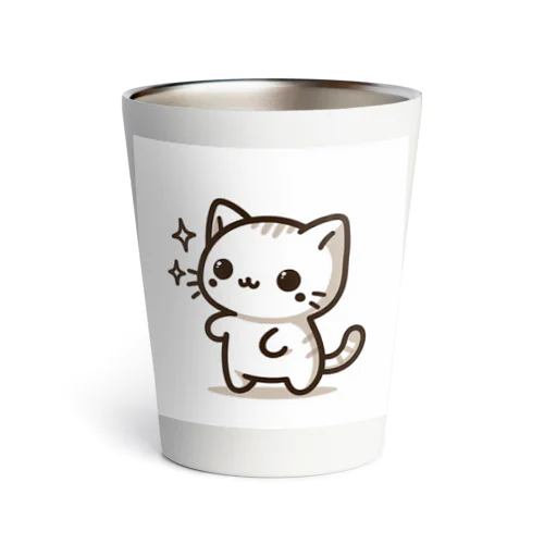 可愛いねこちゃん Thermo Tumbler