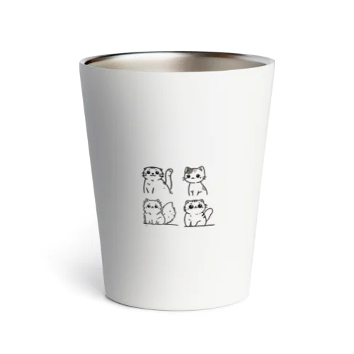 にゃんこの仲間たち Thermo Tumbler