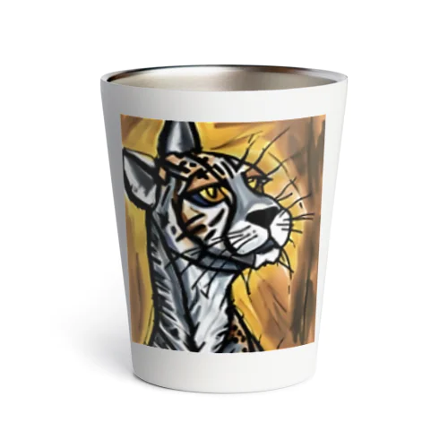 野生の猫 Thermo Tumbler