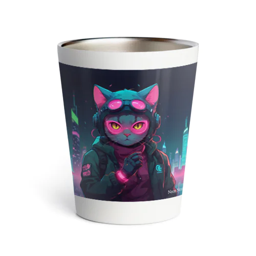 Neon Nexus Cat Thermo Tumbler