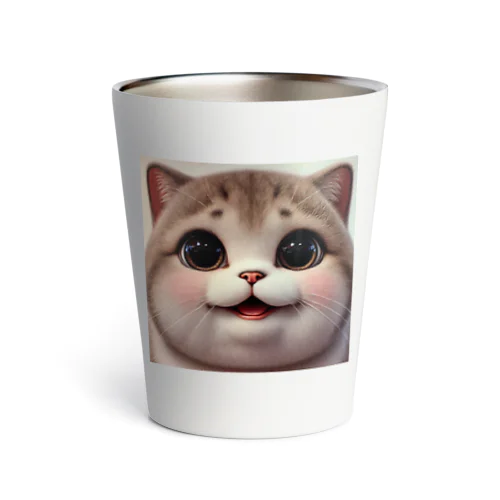 最強可愛いデブ猫 Thermo Tumbler