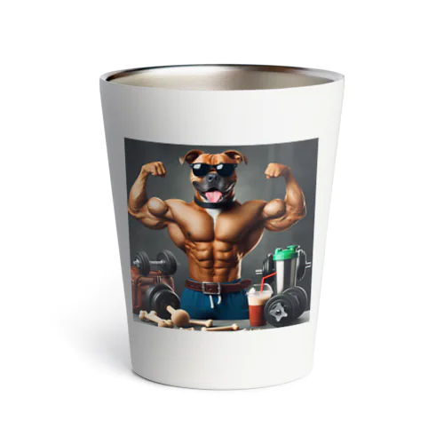 犬　筋肉マッチョ　 Thermo Tumbler