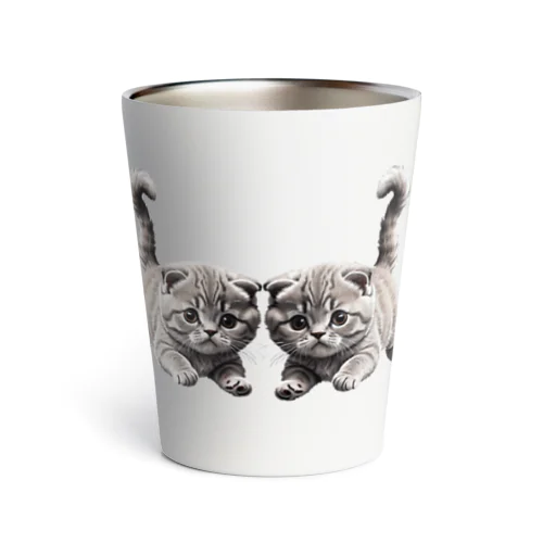 やんちゃな子猫 Thermo Tumbler