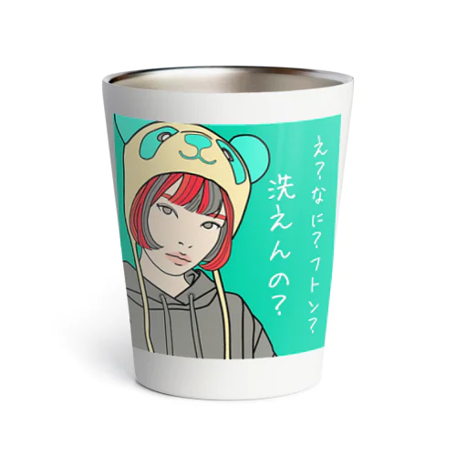 パンダ女子　おかっぱちゃん Thermo Tumbler