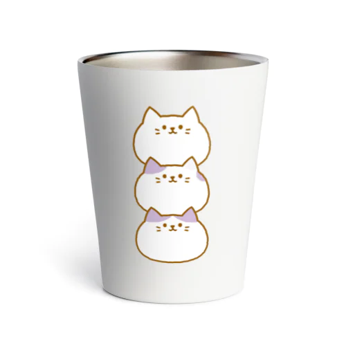 まるねこ三姉妹 Thermo Tumbler