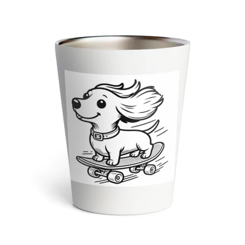 スケボー犬ライダー Thermo Tumbler