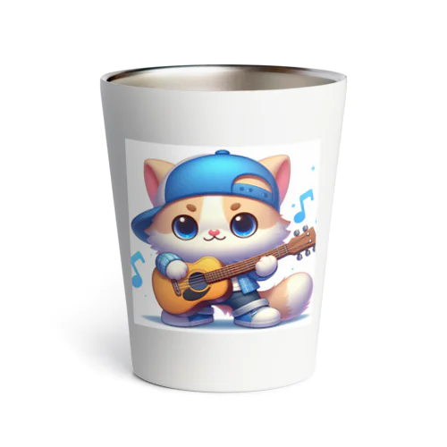 にゃんこ🐱のリズムにノッテ🎵 Thermo Tumbler