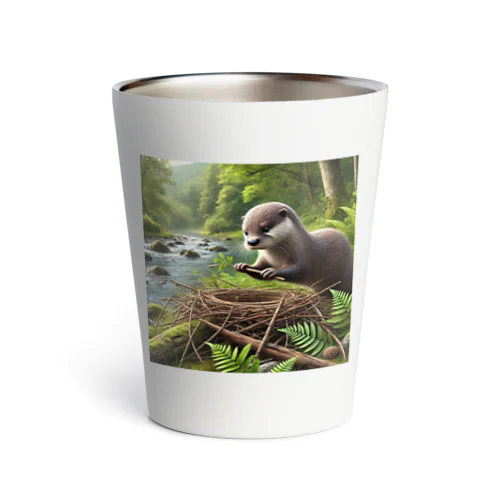 カワウソの家作り Thermo Tumbler