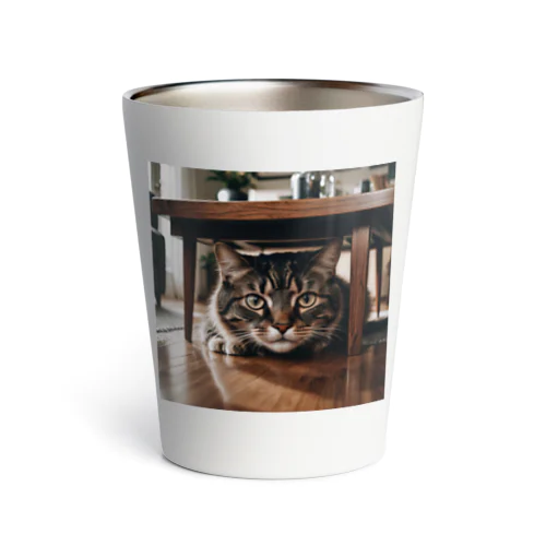 隠れる猫 Thermo Tumbler