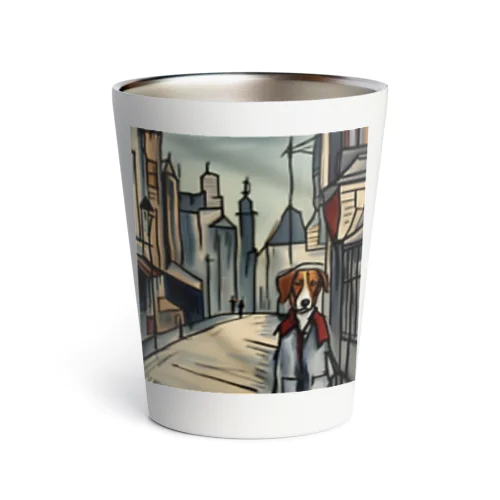 Dog in London  Thermo Tumbler