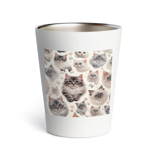 猫 Thermo Tumbler