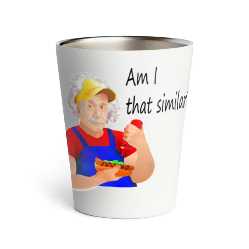 Am I That Similar?(black) Thermo Tumbler