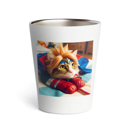 コスプレデビューする猫 Thermo Tumbler