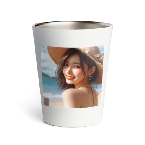 海辺の美女 Thermo Tumbler