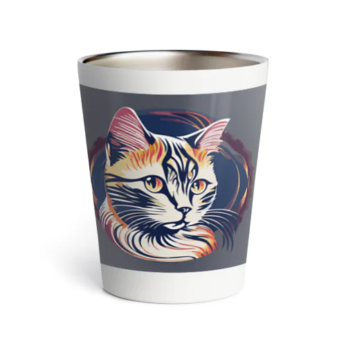 クラシックアート・猫-001 Thermo Tumbler