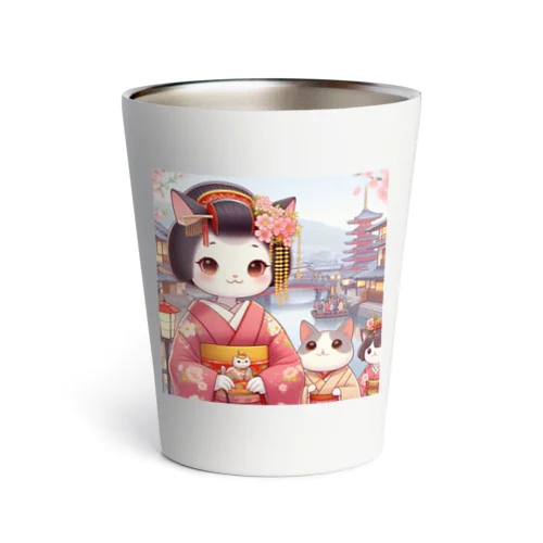 舞妓ネコおにゃん Thermo Tumbler