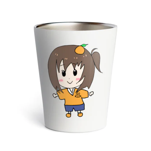 【みかタンブラー】〜画伯の本気！これ以上うまくならねぇぞ⁈可愛いだなんて、恐悦至極でございますバージョン〜 Thermo Tumbler