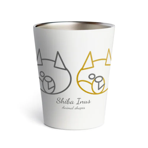 Shiba Inus Animal shapes Thermo Tumbler