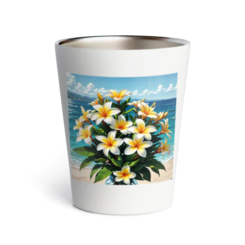 プルメリアの花束 Thermo Tumbler