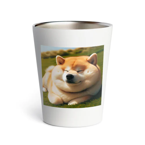 くつろぎすぎた柴犬 Thermo Tumbler