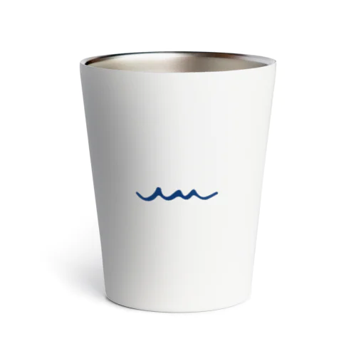 uminus wave logo Thermo Tumbler