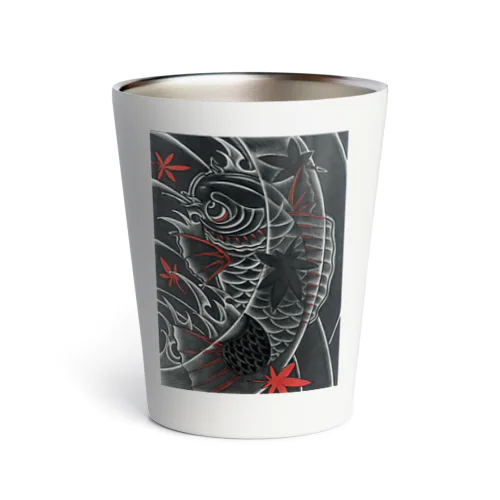 写楽彫サーモタンブラー鯉 Thermo Tumbler