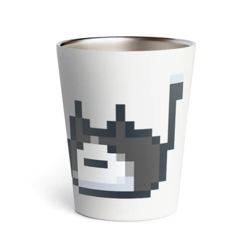 ハチワレねこさんドット（ファビコン）  Thermo Tumbler